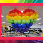Amazon Pride large rainbow balloon heart